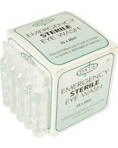 Eyewashes, Sterile, Set of 25 Single-Use [1369]