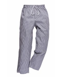 Chef's Checked Trousers Elasticated (Medium) [7008]