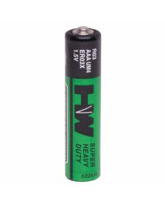 Batteries AAA 1.5V Pack of 4 Zinc Chloride [4034]