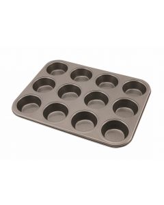 Carbon Steel Non Stick 12 Cup Muffin Tray [778370]