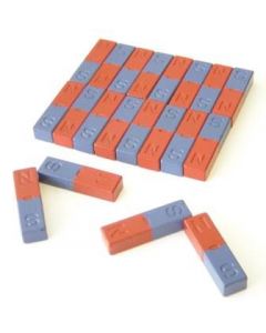 Bar Magnets Small -  Ferrite Pack of 20, 9 x 8 x 40mm [2295]