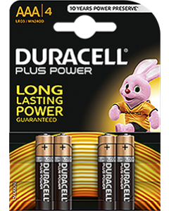 Batteries AAA Pack of 4 Duracell [2127]