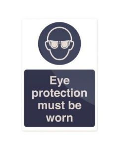 Eye Protection Must Be Worn Sign 200 x 300mm Rigid [45177]