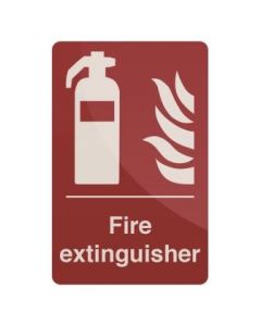 Fire Extinguisher Sign 200 x 300mm Self Adhesive [45182]