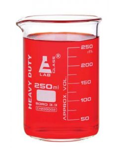 Labglass Beaker Heavy Duty 3.3. Boro. Glass 250ml [80058]