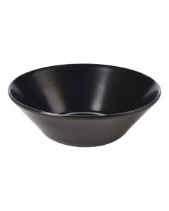 Black Stoneware Serving Bowl 18 x 6cm [77203]