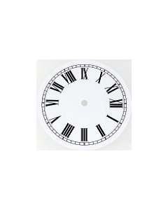 Clock Dial Circular White 150mm [45213]
